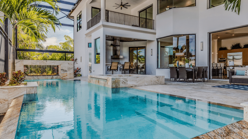 Estero, FL Home with Custom pool