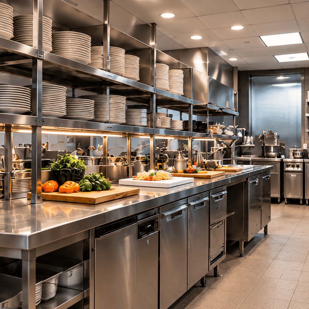 Commercial Kitchen Materials